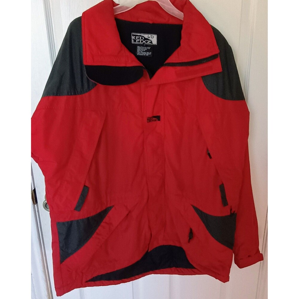 Red Ledge Mens size XL Red/Black Ski Jacket Parka Coat Great Condition